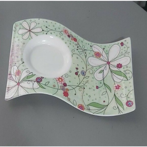 Teaopia Ceramic Teacup And Serving Plate Matched Set Spring Floral - Picture 5 of 10